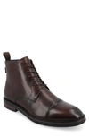 Taft Leather Boot In Chocolate