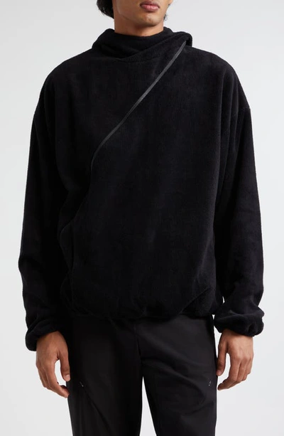 Post Archive Faction 5.1 Center Hoodie In Black