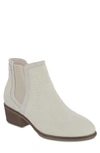 Mia Amore Talya Bootie In Ivory Pyth