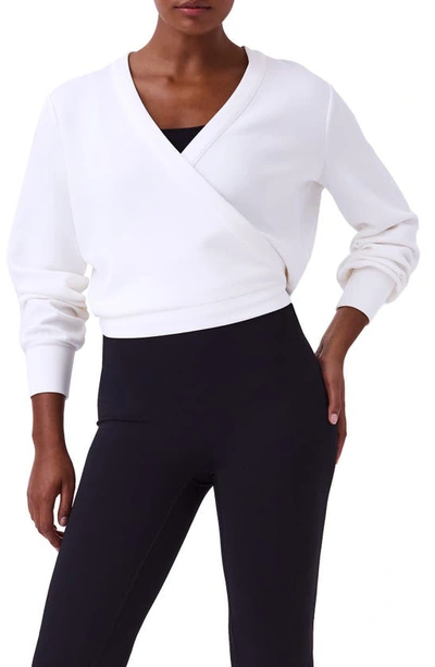 Spanx Tie Wrap Top In White