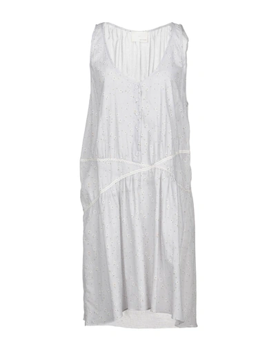 Band Of Outsiders Short Dress In Light Grey