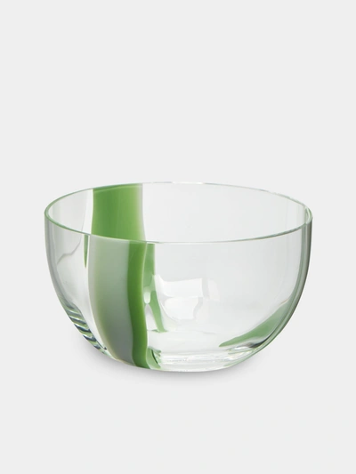 Carlo Moretti I Diversi Murano Glass Bowl In Green
