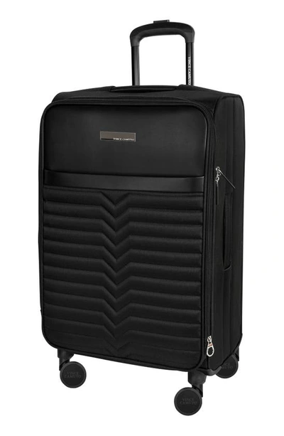 Vince Camuto Shauna 24" Softshell Spinner Suitcase In Black