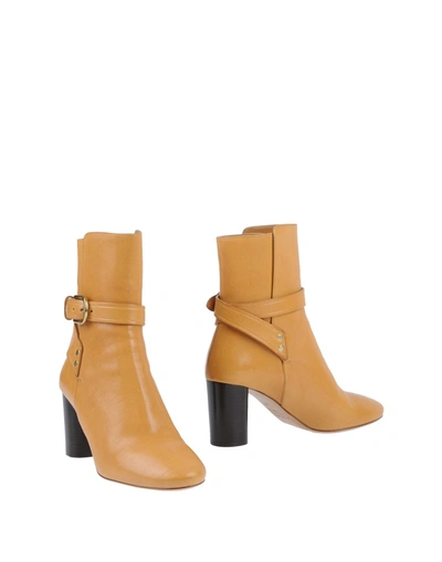 Isabel Marant Ankle Boots In Camel