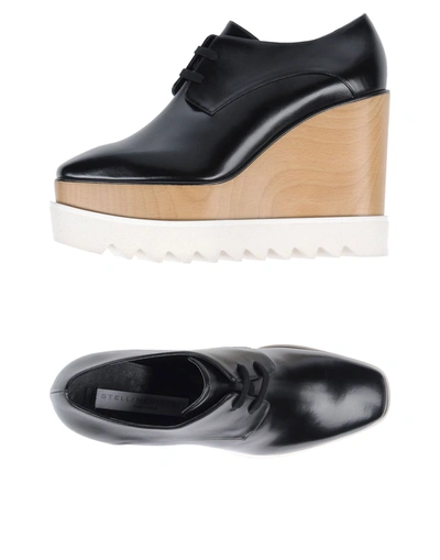 Stella Mccartney Laced Shoes In Black