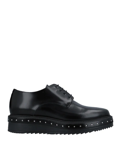 Albano Lace-up Shoes In Black