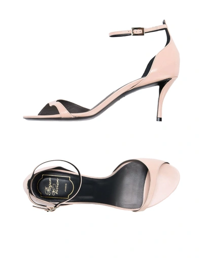 Roger Vivier Sandals In Pink