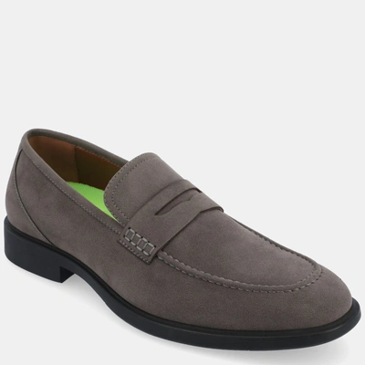 Vance Co. Shoes Keith Penny Loafer In Grey