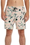 Billabong Sundays Layback Swim Trunks In Melon Leaf