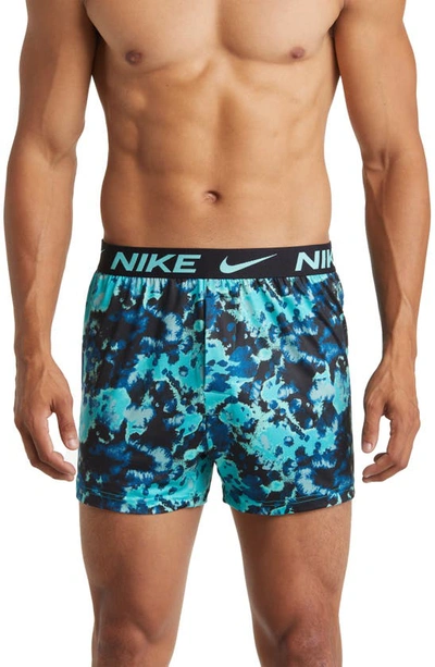 Nike 3-pack Dri-fit Essential Micro Boxers In Acid Print