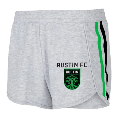 Concepts Sport Gray Austin Fc Cedar Tri-blend Shorts