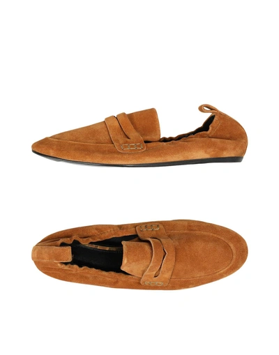 Lanvin Loafers In Camel