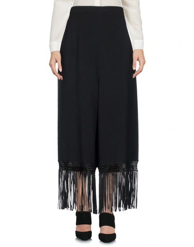 Andrew Gn Cropped Pants & Culottes In Black