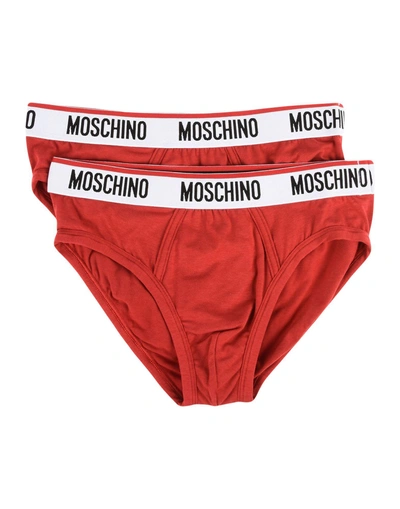 Moschino Brief In Red