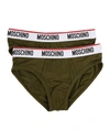 Moschino Slip In Military Green