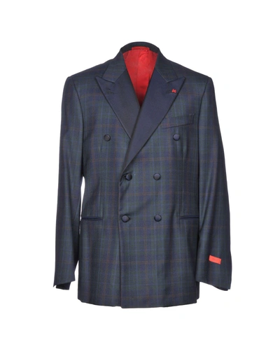 Isaia Blazer In Dark Blue