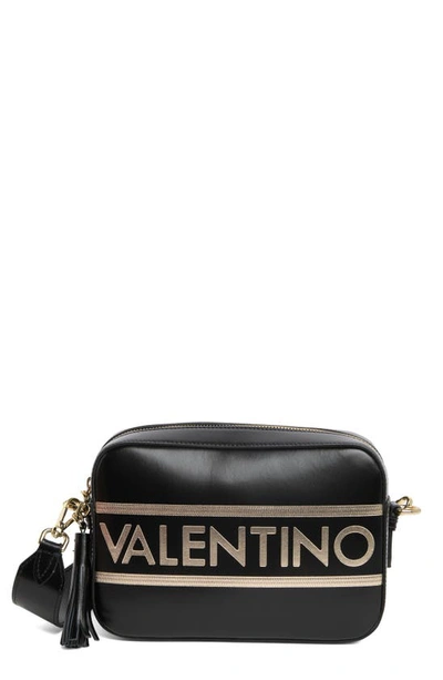 Valentino By Mario Valentino Babette Lavoro Leather Crossbody Camera Bag In Black