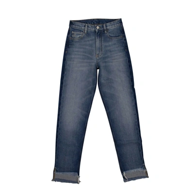 Marcelo Burlon County Of Milan Denim Vintage Two-tone Slim Jeans - Blue