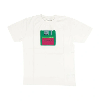 Marcelo Burlon County Of Milan White Floppy Disc Short Sleeve T-shirt