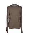 Gran Sasso Sweaters In Dark Brown