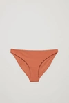 Cos Slim Bikini Bottom In Orange