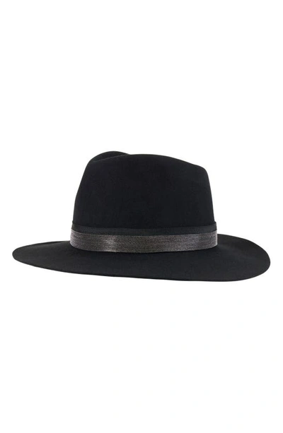 Bruno Magli Wool Fedora In Black