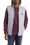 Travismathew Interlude Quilted Vest In Heather Sleet