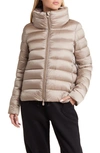 Save The Duck Elsie Water Repellent Puffer Jacket In Pearl Grey