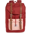 Herschel Supply Co Little America - Mid Volume Backpack - Red In Brick Red/ Peach