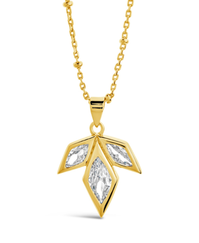 Sterling Forever Lissie Pendant Necklace In Gold