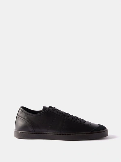 Lemaire Black Linoleum Sneakers In Bk999 Black