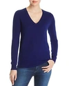 C By Bloomingdale's V-neck Cashmere Sweater - 100% Exclusive In Dark Royal