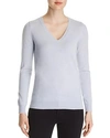 C By Bloomingdale's V-neck Cashmere Sweater - 100% Exclusive In Powder Blue