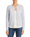 C By Bloomingdale's Crewneck Cashmere Cardigan - 100% Exclusive In Powder Blue