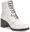 Tabitha Simmons Women's Leo Leather Block-heel Booties In White