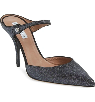 Tabitha Simmons Allie Mary Jane Mule In Midnight Glitter