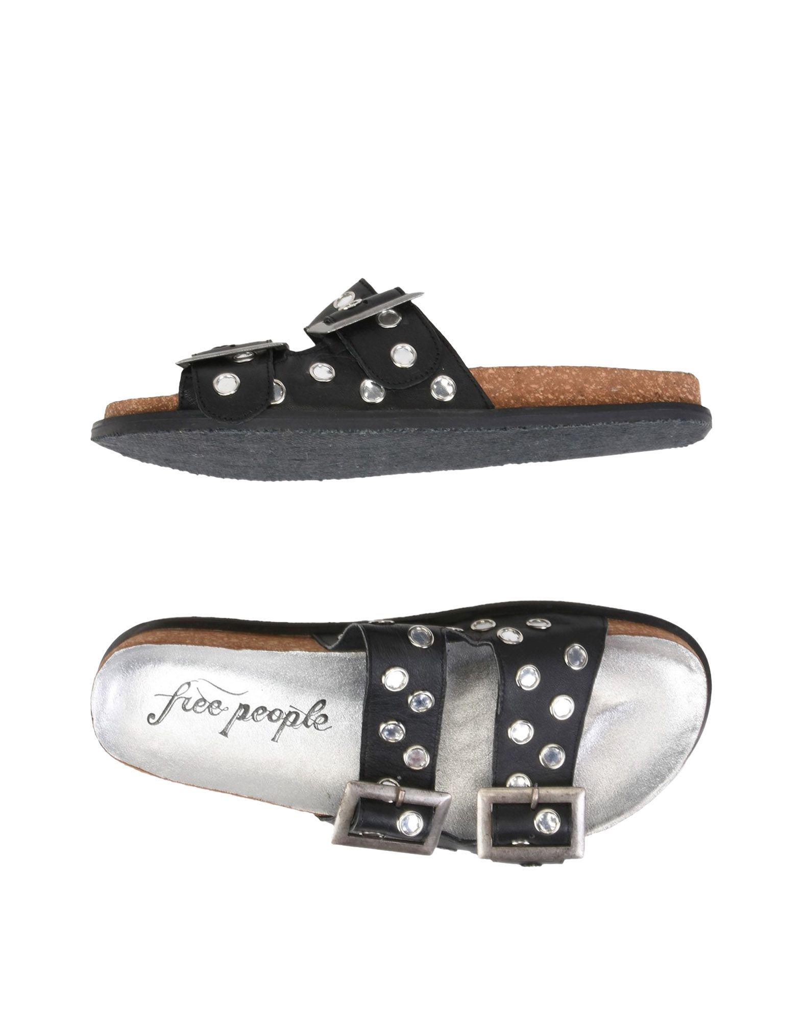 free people black sandals