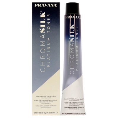 Pravana Chromasilk Platinum Toner - Platinum Lilac By  For Unisex - 3 oz Hair Color In White