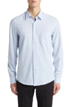 Nordstrom Solid Button-up Shirt In Blue Skyway