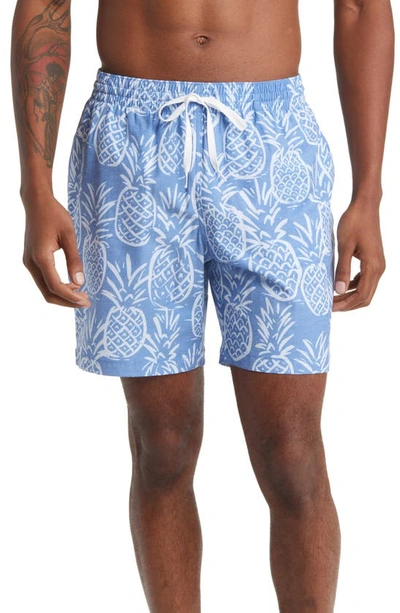 Chubbies Print 7-inch Swim Trunks In The Thigh-napples