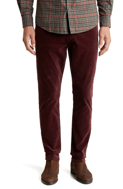 Citizens Of Humanity London Tapered Slim Fit Velveteen Pants In Barolo
