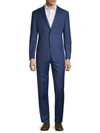 Hickey Freeman Men's Classic Fit Wool Suit In Blue
