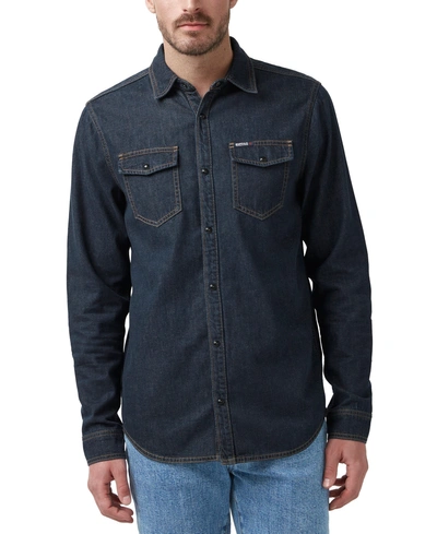 Buffalo David Bitton Men's Stanley Denim Shirt In Indigo