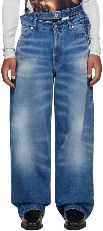 Y/project Blue Multi Waistband Jeans
