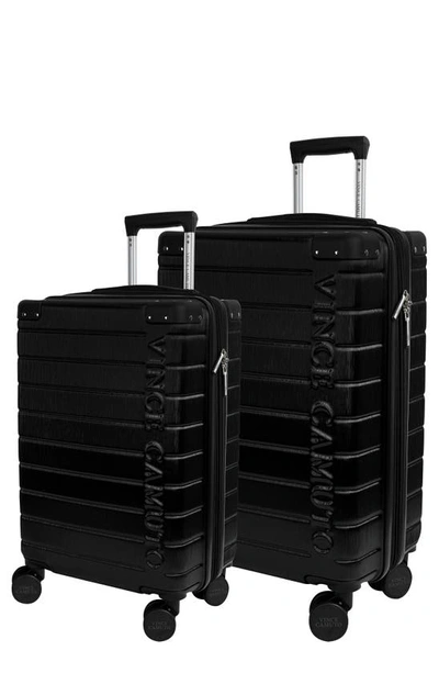 Vince Camuto Set Of Two Zeke Hardshell Spinner Suitcase In Black