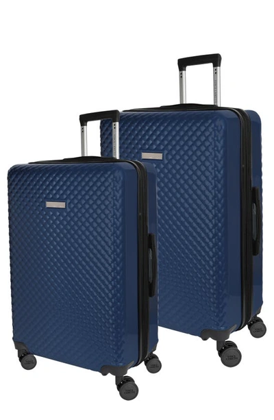 Vince Camuto Teagan Hardshell Spinner Suitcase Set In Blue