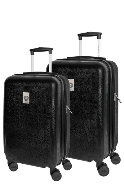Vince Camuto Set Of Two Ayden Hardshell Spinner Suitcase In Black
