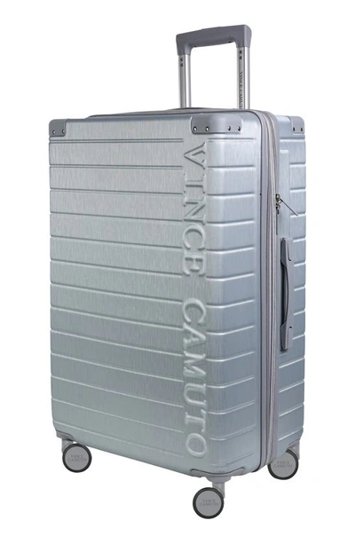 Vince Camuto Zeke 24" Hardshell Spinner Suitcase In Silver