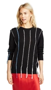 Raquel Allegra Crew Neck Sweater In Black