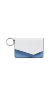 Botkier Cobble Hill Card Case In Sky Colorblock